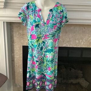 Lilly Pulitzer Sophiletta 50+ UPF Shift Dress EUC L